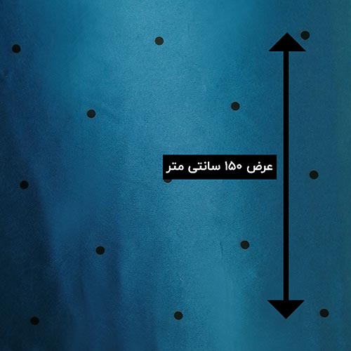 پارچه سیلک طرحدار رنگ آبی کبالت 